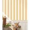 Casadeco|Papier peint rayures marines safran|Rayures