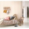 Casadeco|Peach nautical striped wallpaper|Stripes