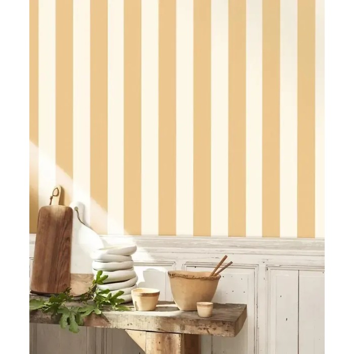 Casadeco|Papel Pintado rayas marineras azules blancas|Rayas