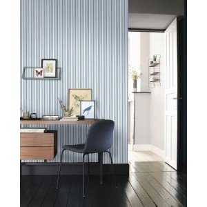 Cristiana Masi|Wallpaper for children with wide stripes in dusty pink|Children's 2