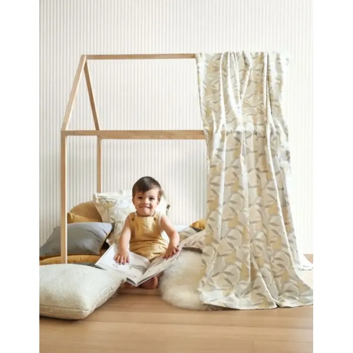 Casadeco|Tapete schmale weiß-graue Streifen|Kindertapete