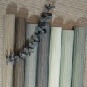 Casadeco|Papier peint bambou effet raphia gris style tropical moderne|Imitation Raphia