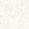Casadeco|Papier peint fleurs sauvages blanc avec feuillage corail|Papier Peint