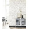 Casadeco|Scandinavian wildflower wallpaper in black and white|Scandinavian