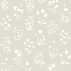 Casadeco|Retro-style wallpaper with white checkerboard pattern|Hall