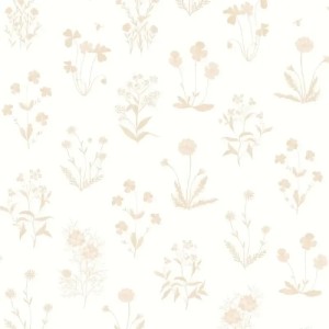 Borastapeter|Wallpaper multicolor romantic style floral tones|Scandinavian