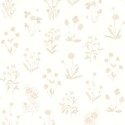 Casadeco|Papier peint style botanique scandinave, fleurs sauvages roses|Scandinave