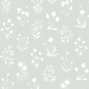 Casadeco|Scandinavian blue wallpaper with blue winter tree branches|Scandinavian