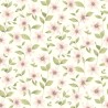 Casadeco|Papel Pintado floral romántico clematitas trepadoras rosa|Romántico