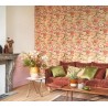 Casadeco|Papier peint grandes fleurs de dahlias tons roses|Floral