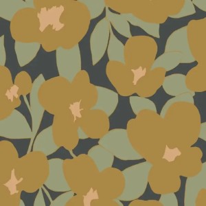Rasch|Papier peint romantique blanc fleurs style boho|Floral