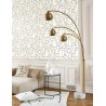 Casadeco|Art-Déco-Tapete in Schwarz-Weiß|Art Deco