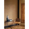 Casadeco|Papier peint géométrique style Art déco bleu et marron|Art Déco