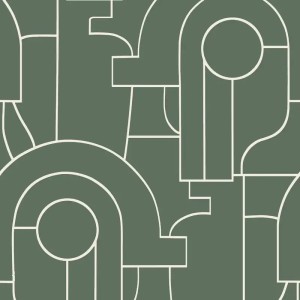 Caselio|Green circles wallpaper|Circles