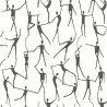 Casadeco|Figurative wallpaper with ballerinas in black and white|Figurative