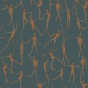 Casadeco|Figurative Tapete mit originellem Tänzerinnenmuster|Figurative