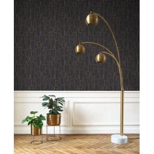 Caselio|Lemon tree wallpaper with yellow lemons|Wallpaper 2