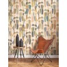 Casadeco|Figurative wallpaper with multicolor fashion runway|Figurative