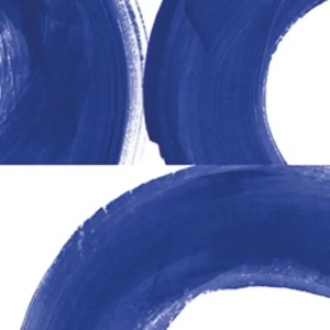 Caselio|Blumentapete in Indigo-Blau|Tapeten