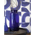 Casadeco|Papier peint moderne, art abstrait avec cercles bleu indigo|Abstrait