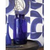 Casadeco|Modern abstract art wallpaper with indigo blue circles|Abstract