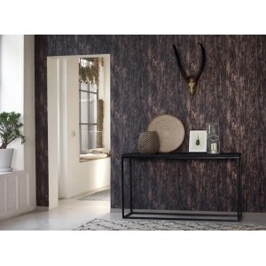 Casadeco|Contemporary ethnic patchwork wallpaper in brown|Ethnic 2