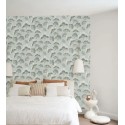 Casadeco|Oriental style wallpaper for modern bedrooms with Japanese pines|Modern