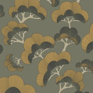 Khroma|Wallpaper with fine palm leaves on beige background|Wallpaper