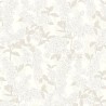 Casadeco|Japanese style wallpaper with white cherry blossoms and peonies|Scandinavian