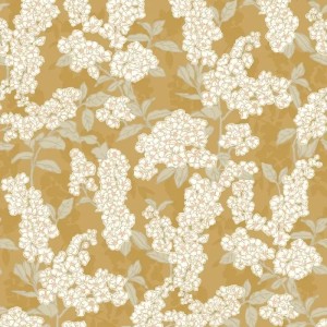 Casadeco|Papel Pintado para dormitorio estilo oriental con flores japonesas|Flores Japonesas