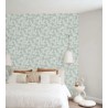 Casadeco|Papier peint style oriental pour chambre avec fleurs japonaises|Fleurs Japonaises