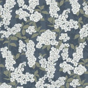 Casadeco|Papel Pintado para dormitorio estilo oriental con flores japonesas|Flores Japonesas