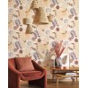 Casadeco|Hippie-chic floral wallpaper in mint green|Tropical
