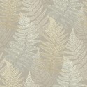 Casadeco|Papier peint fougères beige style nordique|Scandinave