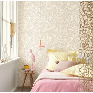 Marburg|Climbing plant wallpaper in beige, brown and orange|Romantic 2