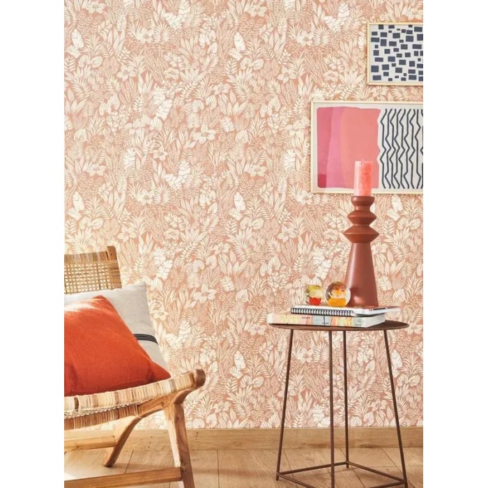 Casadeco|Papier peint fleurs sauvages avec touche vintage|Papier Peint