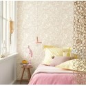 Casadeco|Papier peint fleurs sauvages avec touche vintage|Papier Peint
