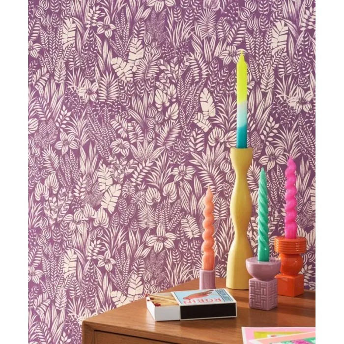 Casadeco|Papel pintado flores del prado estilo años|Papel Pintado