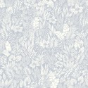 Casadeco|Retro-Tapete mit tropischen Blumen|Romantisch