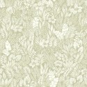 Casadeco|Tropical floral wallpaper with vintage inspiration|Romantic