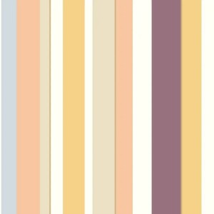Casadeco|White and beige striped wallpaper|Stripes