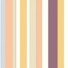 Casadeco|White and yellow youth striped wallpaper|Stripes