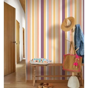 Versace|Wallpaper gold metallic stripes|Stripes 2