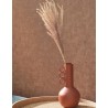 Casadeco|Papier peint texture marron cuivré|Ethnique