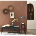 Casadeco|Papier peint texture marron cuivré|Ethnique