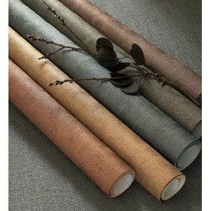 Casadeco|Plain wallpaper with rose brown texture|Wallpaper 2