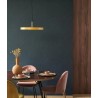 Casadeco|Papier peint bleu encre effet fibres naturelles|Papier Peint