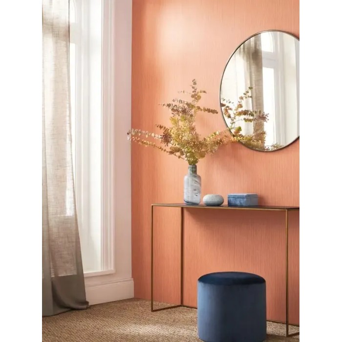 Casadeco|Oriental style wallpaper with raffia or bamboo fiber effect|Raffia Imitation