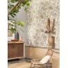 Casadeco|Vintage-Blumentapete beige mit Aras|Tapeten