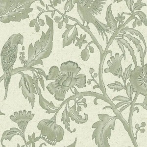 Papeldecor|Unique Moroccan landscape wallpaper in white, black and blue|Wallpaper